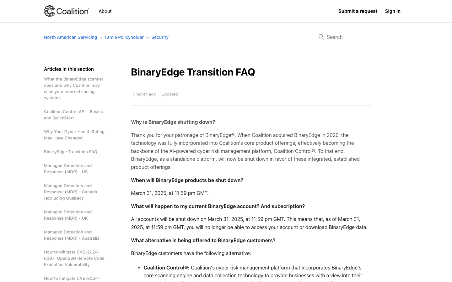 BinaryEdge interface preview