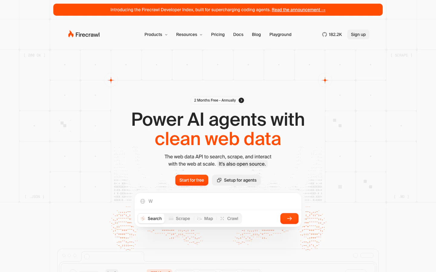 Firecrawl official-page screenshot