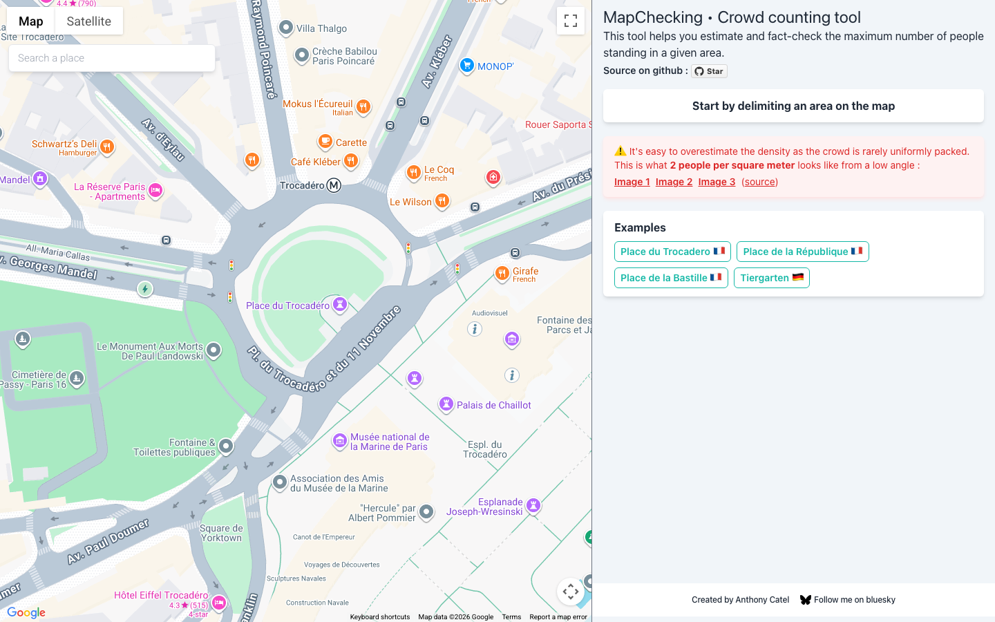 MapChecking interface preview