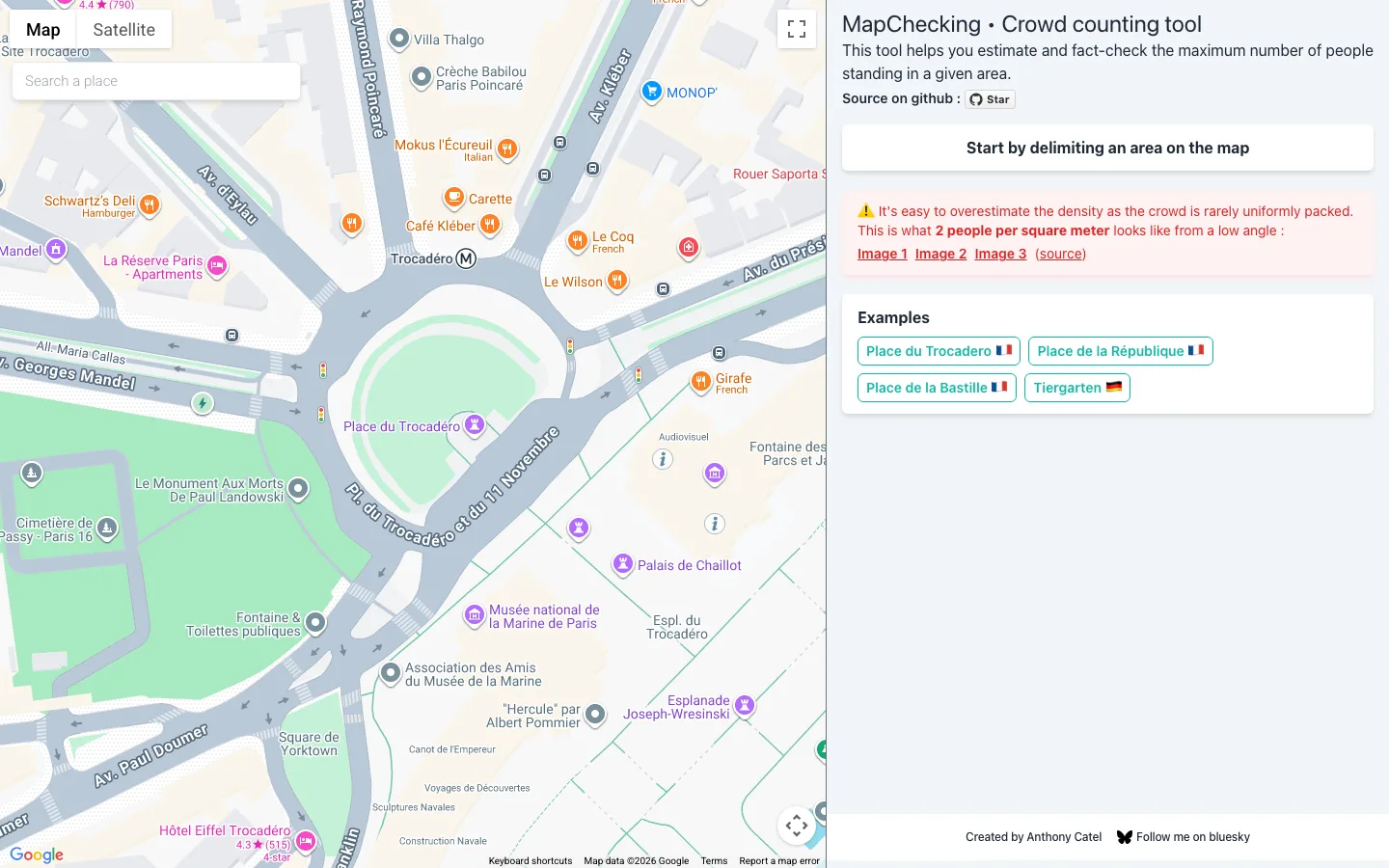 MapChecking interface preview