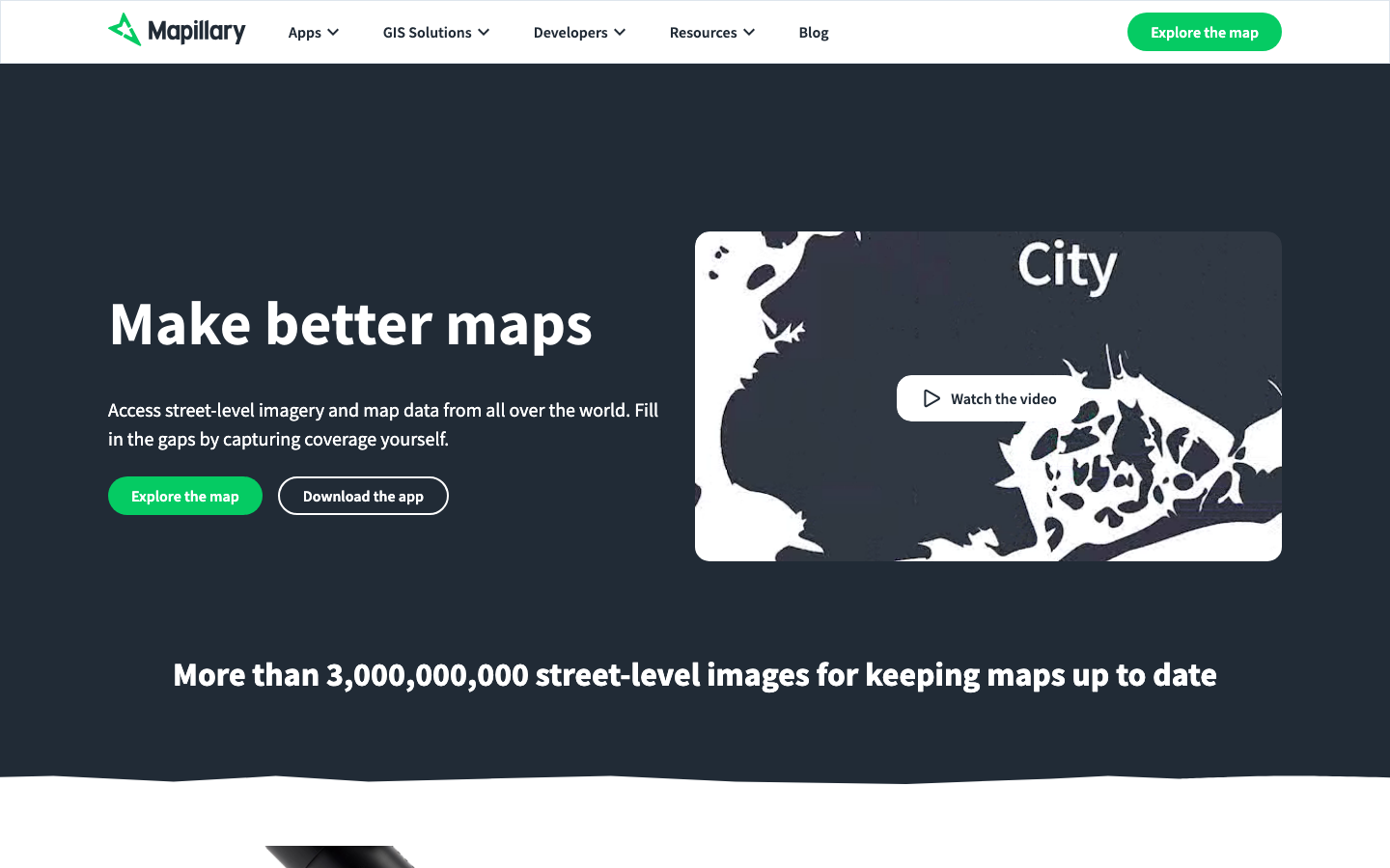 Mapillary interface preview