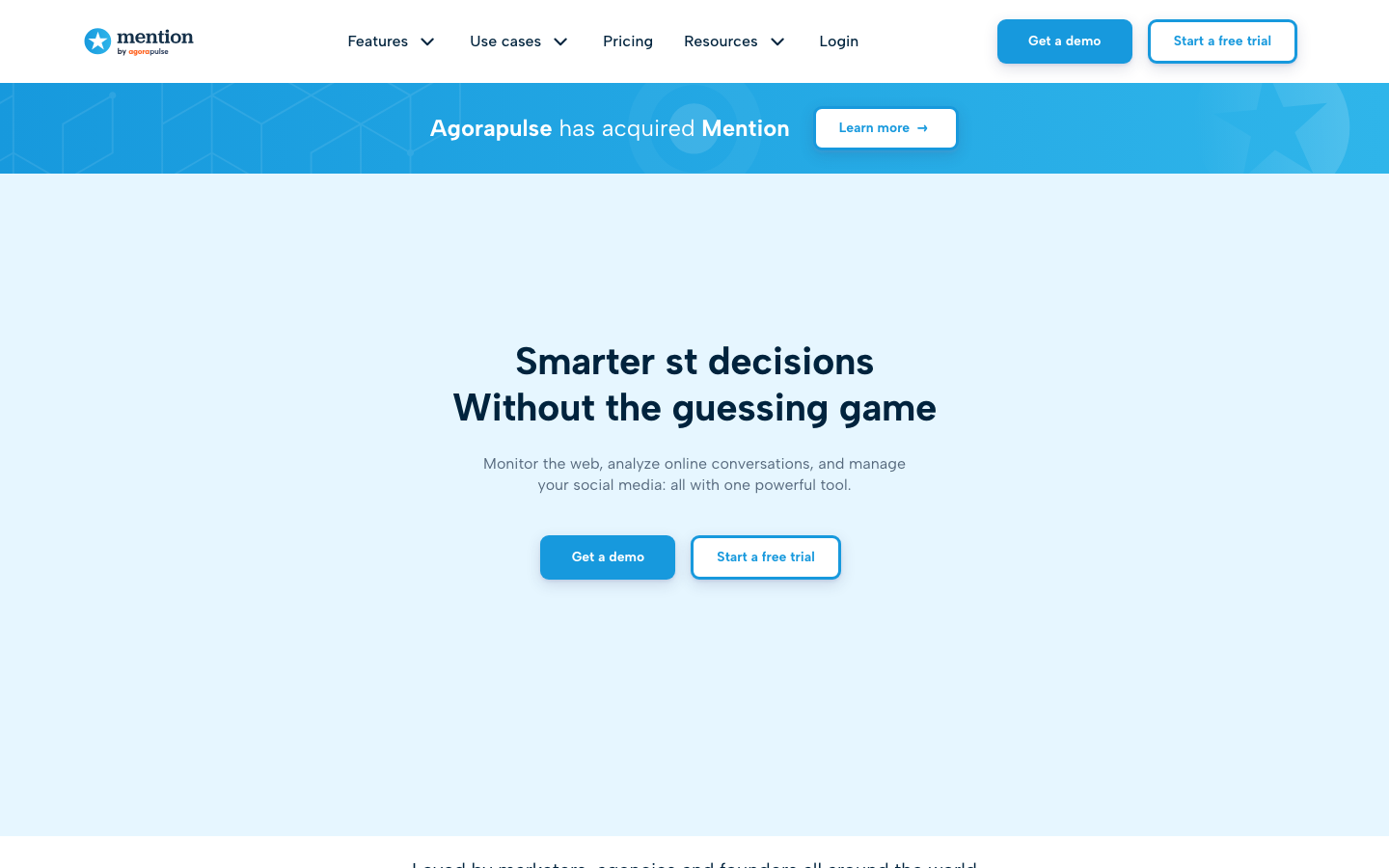 Mention interface preview